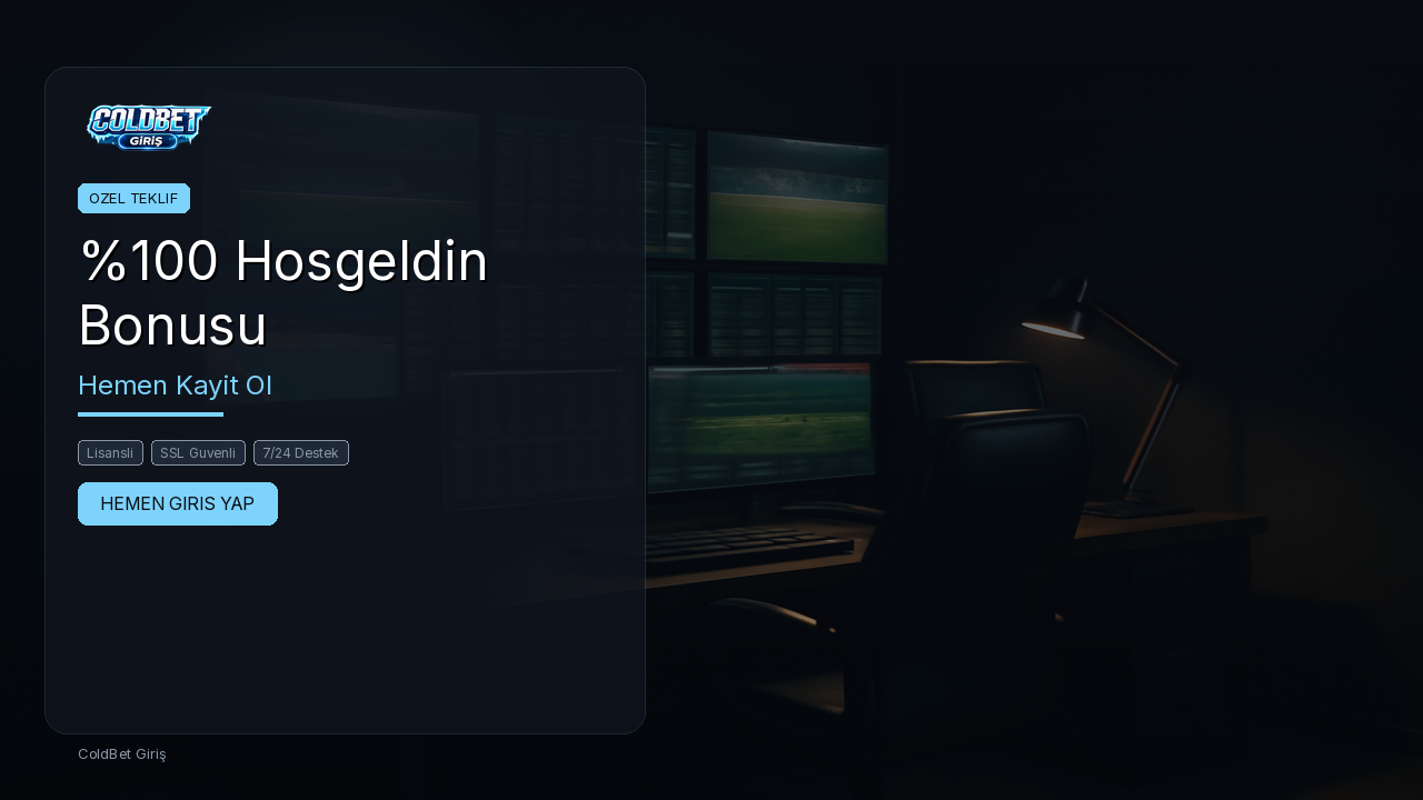 ColdBet Giriş Bonus Gorseli